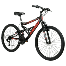 Hyper Bicycles Men&#39;s 26&quot; Shocker Mountain Bike, Black/Red - £127.60 GBP