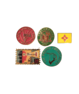 5 Lapel Pin Tacks Diabetes Stamp Yellowstone New Mexico USA Prairie Enth... - $227.74 MXN