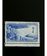1956 3c Friendship - The Key to World Peace, Children Scott 1085 Mint F/... - $0.99