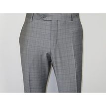 Men Suit BERLUSCONI Turkey Italian Wool 180's Glenn Plaid K230-12 Gray Blue image 13