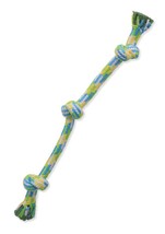 Mammoth Pet Products Braidys 3 Knot Rope Tug Dog Toy Assorted 1ea/25 in, LG - £11.80 GBP