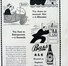 1938 Bass Ale Beer Advertisement Vintage England Brewery Steam Ship E90D3 - $371.81 MXN