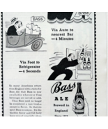1938 Bass Ale Beer Advertisement Vintage England Brewery Steam Ship E90D3 - $28.07 CAD