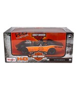 1970 Chevrolet Corvette Harley Davidson Black/Orange 1/24 Diecast Model ... - $61.91