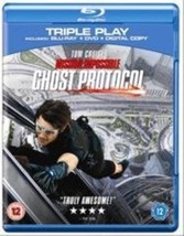 Mission Impossible: Ghost Protocol Tripl DVD Pre-Owned Region 2 - £13.94 GBP