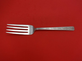 Chased Classic by Lunt Sterling Silver Cold Meat Fork Large 9 1/8&quot; Serving - £125.82 GBP