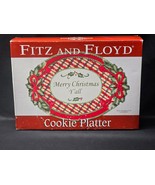 Fitz And Floyd Merry Christmas Y’all Cookie Platter 14&quot; x 10&quot; New In Box... - $17.61