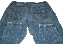 Tripp NYC Denim Jeans Bleach Splatter Acid Wash Skinny 7 lightening bolt... - £19.42 GBP