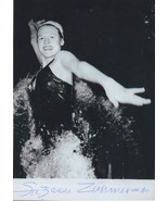 Suzanne Zimmerman USA Olympic Swimming Gold Medalist Hand Signed Photo - £20.02 GBP