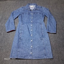 The Territory Ahead Denim Shirt Dress Women Size 6 Blue Button Up - $29.17