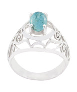 Anillo de plata de ley turquesa, joyería nacional para regalo del Día de... - $17.39 CAD