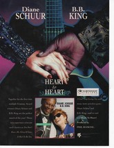 BB King &amp; Diane Schuur in Print Ad for Northwest Airlines September 1994  - £3.92 GBP