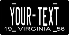 Virginia 1956 License Plate Personalized Custom Auto Bike Motorcycle Moped Tag - £8.78 GBP+