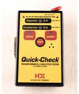 *HD ELECTRIC QUICK-CHECK COMPANY Transformer &amp; Capacitor Tester AS IS - €213,41 EUR