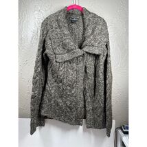 Mercer &amp; Madison Boho Style Cardigan Green Shawl Collar Single Button Wo... - $15.37