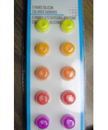 Replacement Silicone Headphone IEM TIPS in ear Colored Earphone Earbuds ... - $352.46 MXN