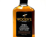 Woody&#39;s For Men 3-IN-1 Shampoo, Conditioner &amp; Body Wash 12 oz - $19.75