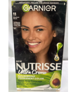 Garnier Nutrisse Color Creme Permanent Hair color, Peppercorn #11 BLACKE... - $202.71 MXN