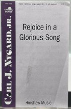 Rejoice in a Glorious Song Carl Nygard SATB w Keyboard Hinshaw Sheet Music Piano - £3.88 GBP