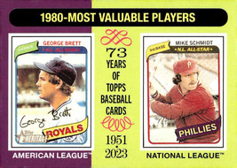 2024 Topps Heritage #195 George Brett/Mike Schmidt NM-MT ID:70172 - $1.67