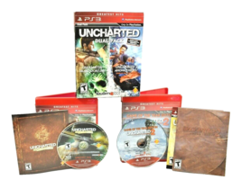 Naughty Dog Uncharted 1 and 2 Dual Pack Sony PlayStation 3, 2011 - £10.32 GBP