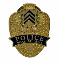 Ville De Levis Quebec Canada Police Dept Law Enforcement Enamel Lapel Hat Pin - £11.72 GBP