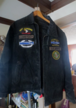 Vintage Vietnam Veteran Leather Bomber Jacket Patches 101st Airborn Army Comstoc - $130.89