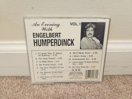 An Evening With Englebert Humperdinck Vol.1 (CD, Madacy) - £4.17 GBP