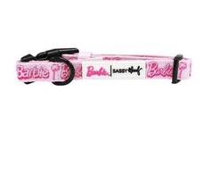 Barbie  Sassy Woof Adjustable Dog Collar 0.98 x 16-26 in Size Large - $15.99