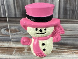 70s VTG (B24) Avon Fragrance Glace Pin Pal - Wee Willy Winter Snowman -Christmas - £13.76 GBP