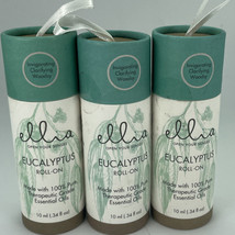 Lot of 3 Ellia Essential Oil Roll-On Eucalyptus 100% Pure Invigorating .34 oz ea - £11.54 GBP