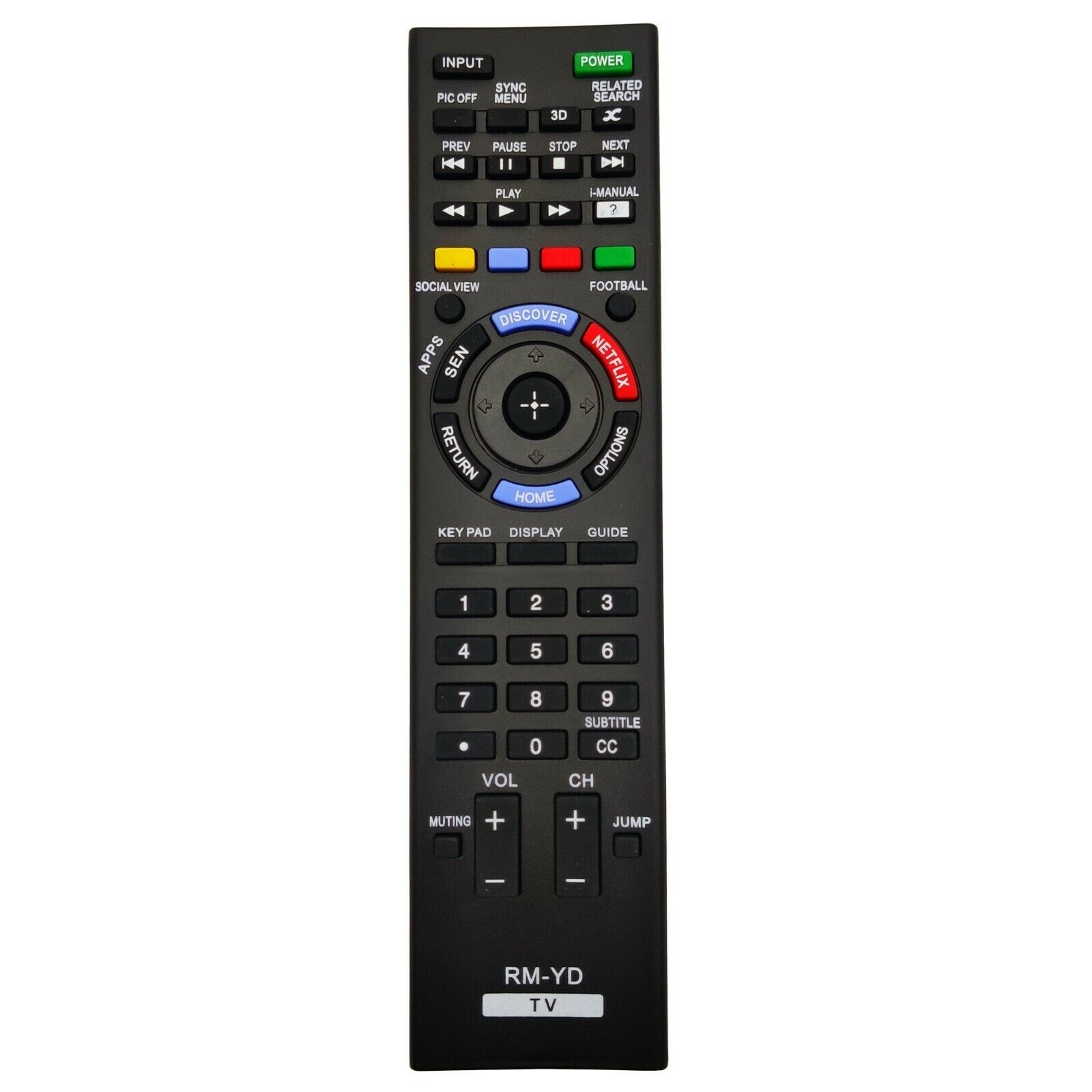TV Remote Control RM-YD087 for Sony Sony KDL-47W802A 55W800A 55W801A 55W... - $19.11