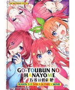Gotoubun No Hanayome Season 1-2 + Movie (Ep.1-24 End) Anime DVD [English... - $45.12 CAD