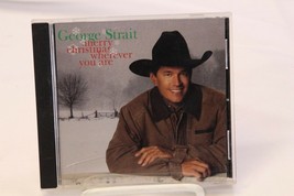 George Strait Merry Christmas Wherever You Are CD 1999 Country Music  Xmas - $116.63 MXN