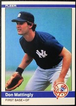 1984 Fleer  #131 Don Mattingly Rookie Reprint - MINT -- New York Yankees - £1.56 GBP