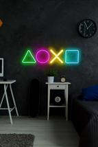 - Play Station - Led Decorative Wall Lighting Neon Graffiti Magic Led Messages - - £35.31 GBP