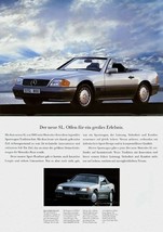 1990 MERCEDES-BENZ SL-KLASSE Factory Original Color Folleto De... - $25.12