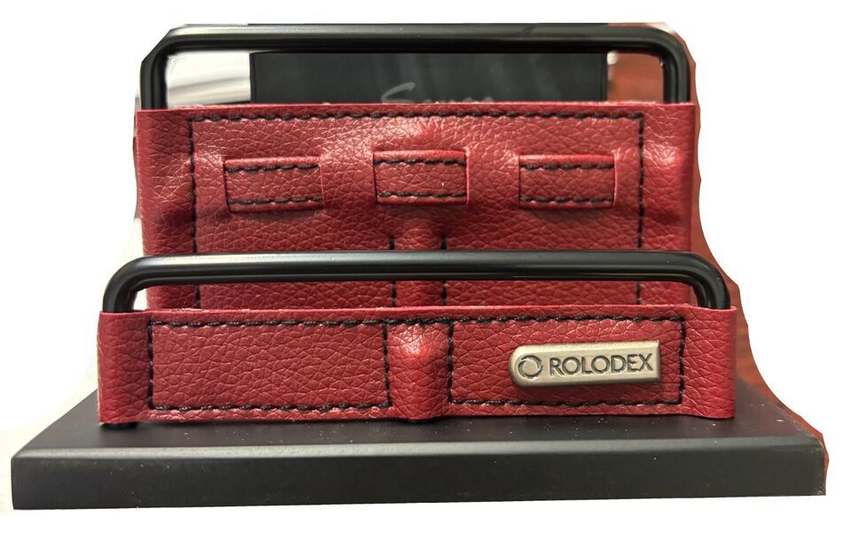 Rolodex Desk Card Holder - Leather - $15.85
