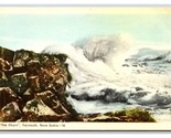 The Churn Waves on Beach Yarmouth Nova Scotia NS Canada UNP WB Postcard S5 - $3.91