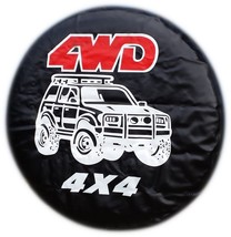 MITSUBISHI RAV4 JIMNY HUMMER ISUZU CARAVAN CAN VW 4X4 TYRE COVER 4WD SPA... - $23.05