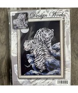Design Works Counted Cross Stitch Kit - Moonlit Tigers 2544 - $16.82