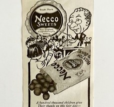 1916 Necco Sweets Boston Baked Beans Advertisement Candy DWMYC4 - $9.99