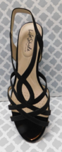 Life Stride Yaya Womens Size 9W Black Mic Fab Slingback Sandal Amputee Right - £22.31 GBP