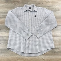 Joseph Feiss Mens Shirt 17.5 Neck Long Sleeve Dress Shirt Designer Tall Modern - £14.44 GBP
