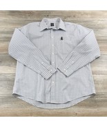 Joseph Feiss Mens Shirt 17.5 Neck Long Sleeve Dress Shirt Designer Tall ... - £14.68 GBP