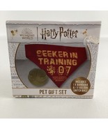 Wizarding World Harry Potter Pet Gift Set Bandana Golden Snitch Ball Hog... - $20.15 CAD