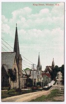 Postcard King Street Windsor Nova Scotia - $7.91