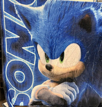 Sonic the Hedgehog ultra Soft fleece Blanket 50&quot;x￼40&quot; - £18.44 GBP