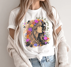 Stevie Nicks Shirt Gypsy That I Was Retro Stevie Nicks T-Shirt Wildflower Vintag - £11.00 GBP+