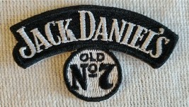 Jack Daniels Embroidered Iron or Sew On Patch Badge Old 7 Brand Logo   - £7.91 GBP